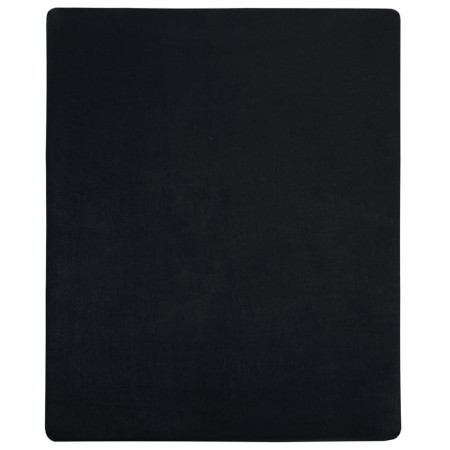 Lenzuola con Angoli Jersey 2pz Nero 100x200 cm Cotone