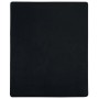 Lenzuola con Angoli Jersey 2pz Nero 100x200 cm Cotone