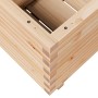 Fioriera da Giardino 50x50x49,5 cm in Legno Massello di Pino