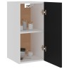 Mobile Pensile Nero 29,5x31x60 cm in Legno Multistrato