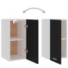 Mobile Pensile Nero 29,5x31x60 cm in Legno Multistrato