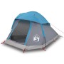 Tenda da Campeggio a Cupola per 1 Persona Blu Impermeabile