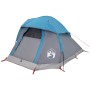 Tenda da Campeggio a Cupola per 1 Persona Blu Impermeabile