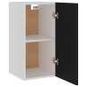 Mobile Pensile Nero 29,5x31x60 cm in Legno Multistrato