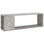 Mobile TV Grigio Cemento 100x24x32 cm in Truciolato