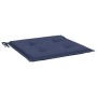 Cuscini per Pallet 4 pz Blu Marino 40x40x3 cm in Tessuto Oxford