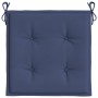 Cuscini per Pallet 4 pz Blu Marino 40x40x3 cm in Tessuto Oxford