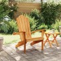 Sedia Adirondack da Giardino 77x78x95 cm Legno Massello di Teak