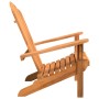 Sedia Adirondack da Giardino 77x78x95 cm Legno Massello di Teak