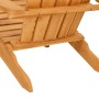 Sedia Adirondack da Giardino 77x78x95 cm Legno Massello di Teak