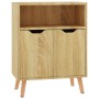 Credenza Rovere Sonoma 60x30x72 cm in Legno Multistrato