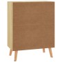 Credenza Rovere Sonoma 60x30x72 cm in Legno Multistrato