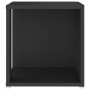 Tavolino Nero 33x33x34,5 cm in Truciolato