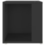 Tavolino Nero 33x33x34,5 cm in Truciolato