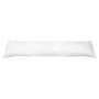 Cuscino Lungo con Traversina Laterale 40x145 cm Bianco