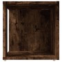 Tavolino da Salotto Rovere Fumo 33x33x34,5 cm Legno Multistrato