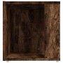 Tavolino da Salotto Rovere Fumo 33x33x34,5 cm Legno Multistrato