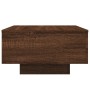 Tavolino da Salotto Rovere Marrone 55x55x31cm Legno Multistrato