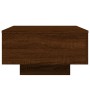 Tavolino da Salotto Rovere Marrone 55x55x31cm Legno Multistrato