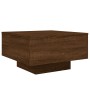 Tavolino da Salotto Rovere Marrone 55x55x31cm Legno Multistrato