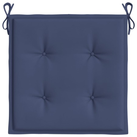 Cuscini per Pallet 6 pz Blu Marino 50x50x3 cm in Tessuto Oxford