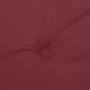 Cuscino per Sdraio Rosso Vino Mélange (75+105)x50x3 Tessuto