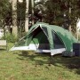 Tenda da Campeggio a Cabina per 4 Persone Verde Impermeabile