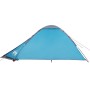 Tenda da Campeggio a Cupola per 4 Persone Blu Impermeabile