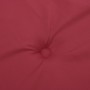 Cuscino per Panca Rosso Vino 200x50x3 cm in Tessuto Oxford