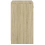 Panca Porta Scarpe Rovere Sonoma 94,5x31x57cm Legno Multistrato