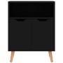 Credenza Nera 60x30x72 cm in Legno Multistrato