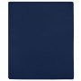 Lenzuola con Angoli Jersey 2pz Blu Marino 100x200 cm Cotone