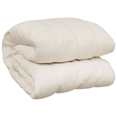 Coperta Ponderata Crema Chiaro 200x225 cm 9 kg Tessuto