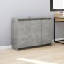 Credenza Grigio Cemento 102x33x75 cm in Truciolato