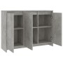 Credenza Grigio Cemento 102x33x75 cm in Truciolato