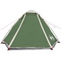 Tenda da Campeggio a Cupola per 4 Persone Verde Impermeabile