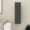 Mobile Porta TV Grigio 30,5x30x110 cm in Legno Multistrato