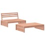 Set Divani Giardino 2 pz con Cuscini Legno Massello di Douglas