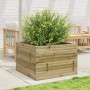 Fioriera da Giardino 70x70x46 cm in Legno di Pino Impregnato