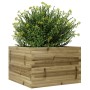 Fioriera da Giardino 70x70x46 cm in Legno di Pino Impregnato