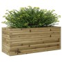 Fioriera da Giardino 110x40x46 cm in Legno di Pino Impregnato