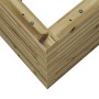 Fioriera da Giardino 110x40x46 cm in Legno di Pino Impregnato