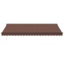 Tenda da Sole Retrattile Manuale Marrone 500x350 cm