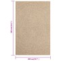 Tappeto ZIZUR 200x290 cm Aspetto Iuta per Interni ed Esterni