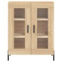 Credenza Rovere Sonoma 69,5x34x180 cm in Legno Multistrato