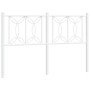Testiera in Metallo Bianco 140 cm