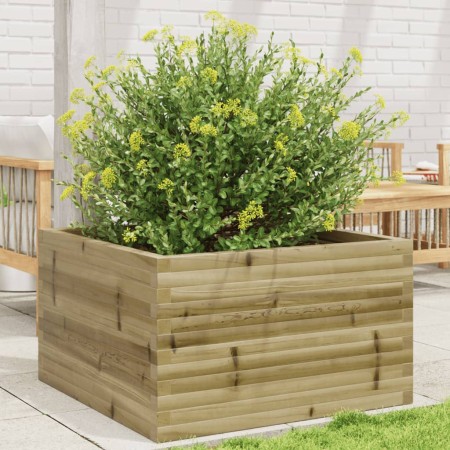 Fioriera da Giardino 80x80x46 cm in Legno di Pino Impregnato