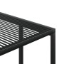 Set da Pranzo da Giardino 11 pz in Polyrattan Nero