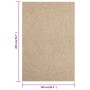 Tappeto ZIZUR 140x200 cm Aspetto Iuta per Interni ed Esterni