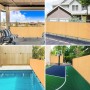 Rete per Privacy Sabbia 1,8x25 m in HDPE 75 g/m²